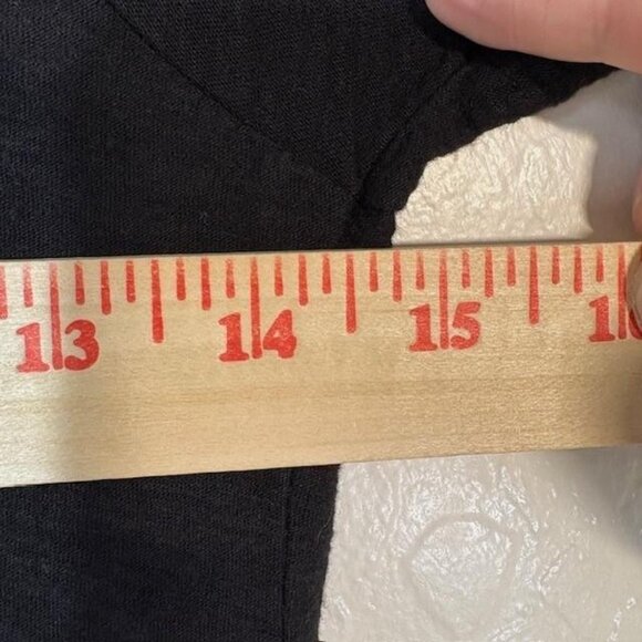 James Perse Shirt Womens XS 0 Black Crewneck Short Sleeve Modal Cotton Tee - Picture 6 of 7